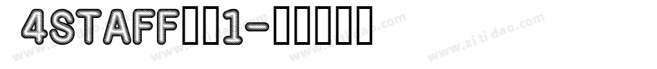  4STAFF__1字体转换